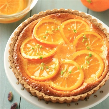 オレンジのタルト