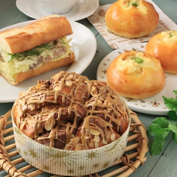 （手ごねあり）国産小麦で作るパン2種